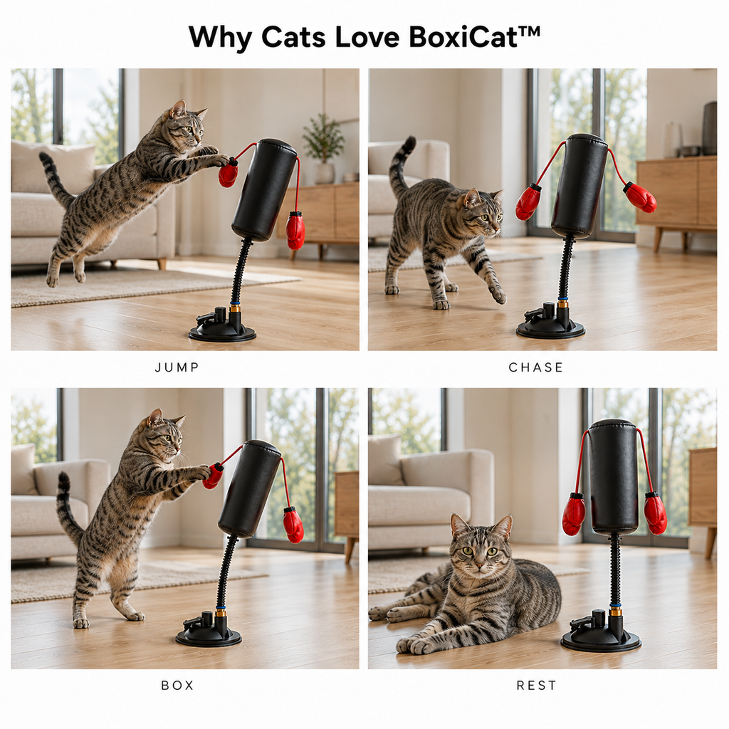 BoxiCat™ | Interactive Boxing Toy for Cats