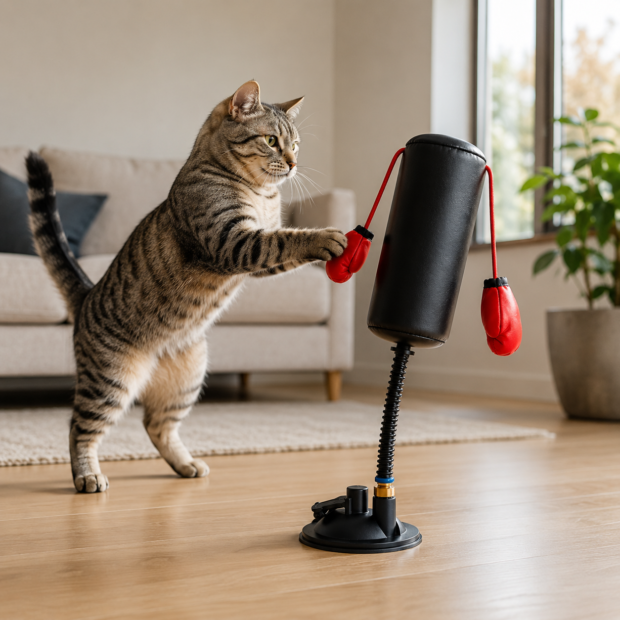 BoxiCat™ | Interactive Boxing Toy for Cats