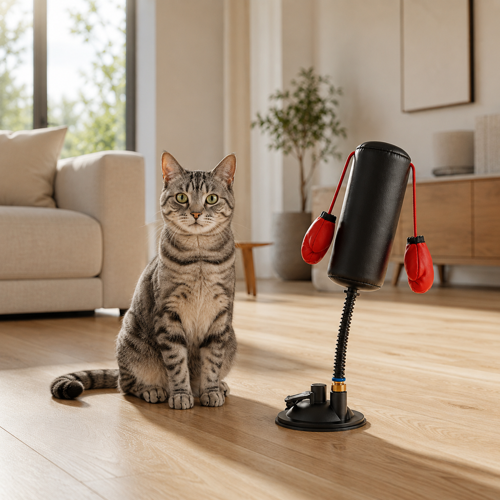 BoxiCat™ | Interactive Boxing Toy for Cats